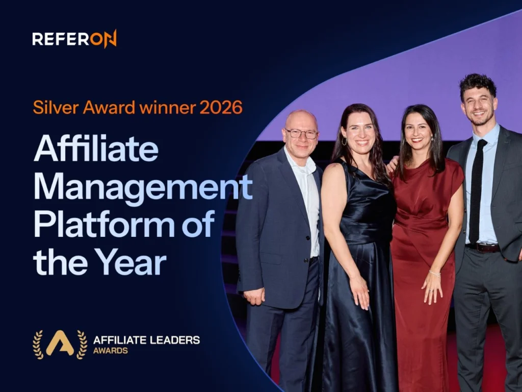 ReferOn Wins Silver for Affiliate Management Platform of the Year